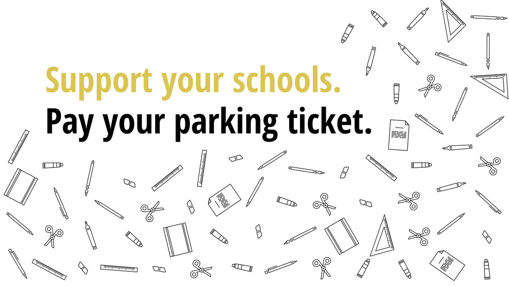 City to allow parking tickets to be paid with school supplies