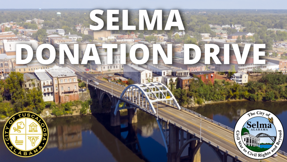 City of Tuscaloosa Collecting Supply Donations for Selma Tornado Recovery